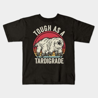 Tough As A Tardigrade Funny Water Bear Vintage Kids T-Shirt